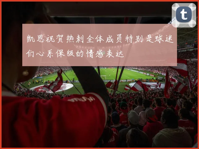 凯恩祝贺热刺全体成员特别是球迷们心系保级的情感表达